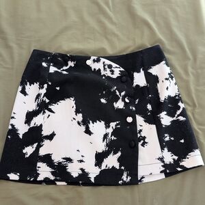 Urban Outfitters Black and White Mini Skirt